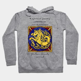 Celtic Design #1 with uplifting  inspirational thought Hoodie